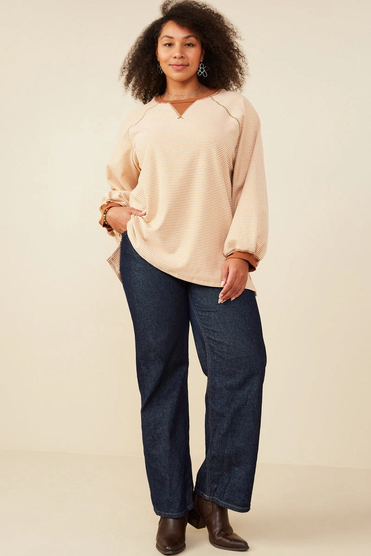 Fall in Line Striped Top