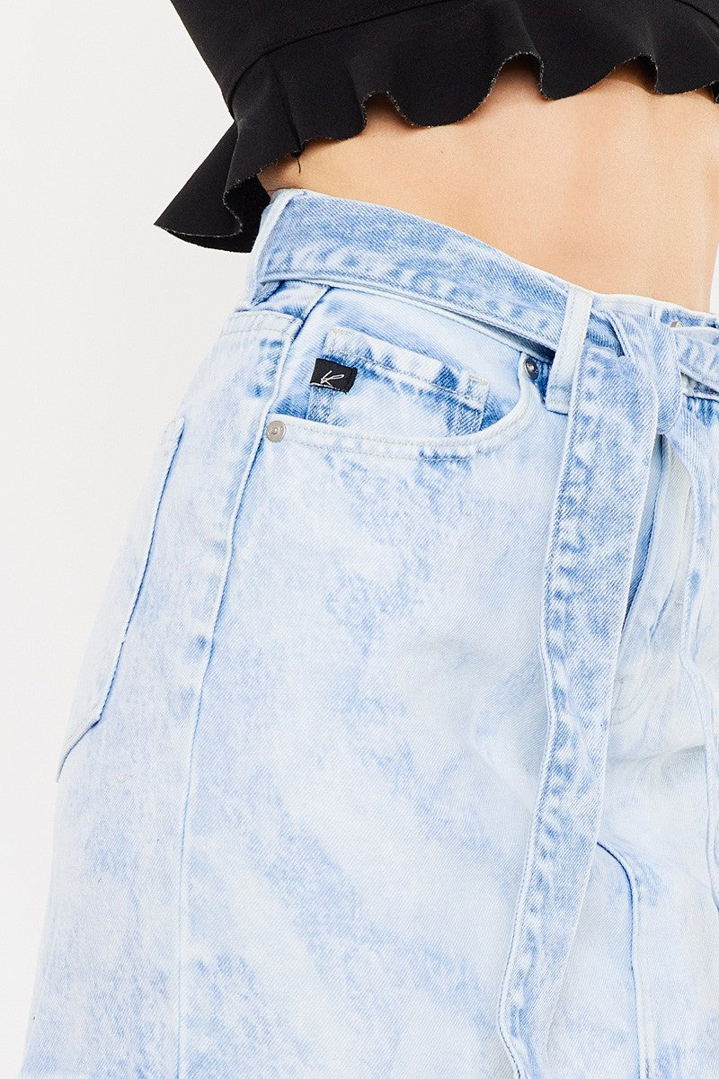 KanCan Vintage Wash Mini Skirt