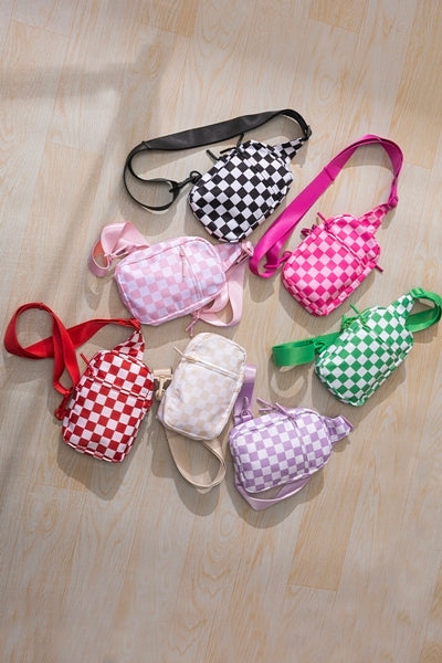 Mosaic Checkered Slingbag