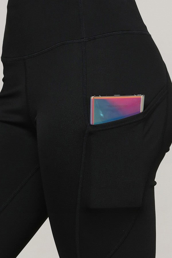 Extra Long Activewear Leggings with Pocket - Plus