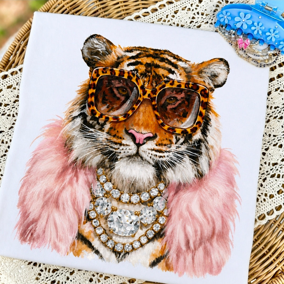 Boujee Tiger Tee - PREORDER