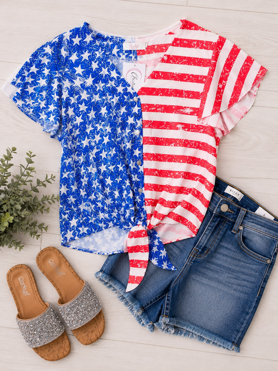 Freedom Flair Tie Top