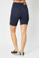 Judy Blue High Waist Tummy Control Navy Bermudas