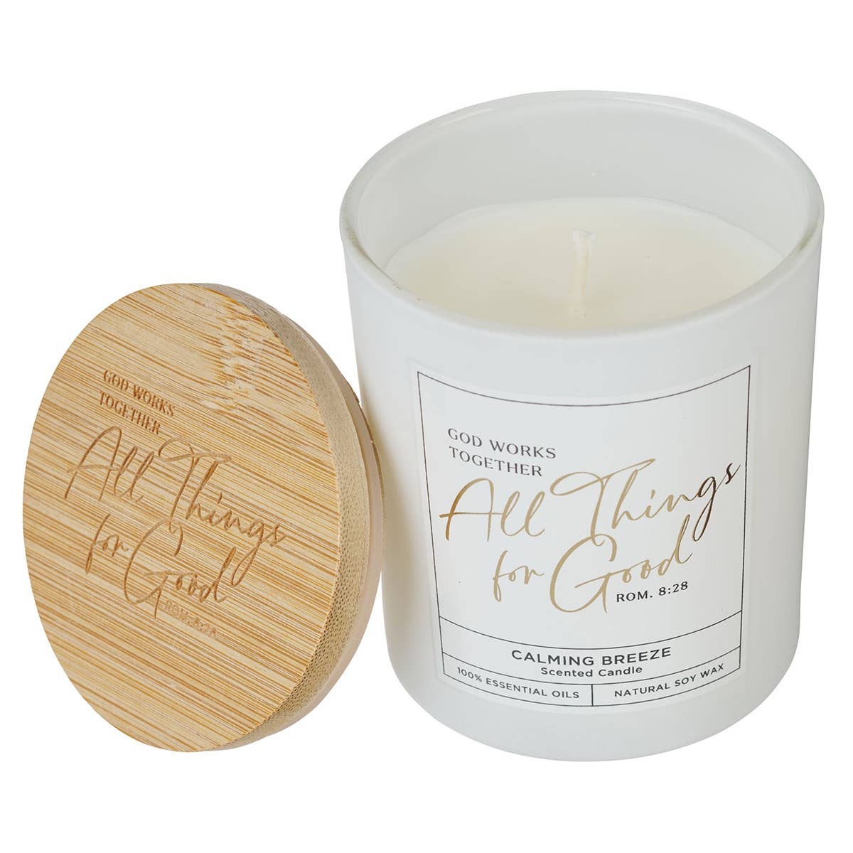 Faith Candle God Works Rom. 8:28