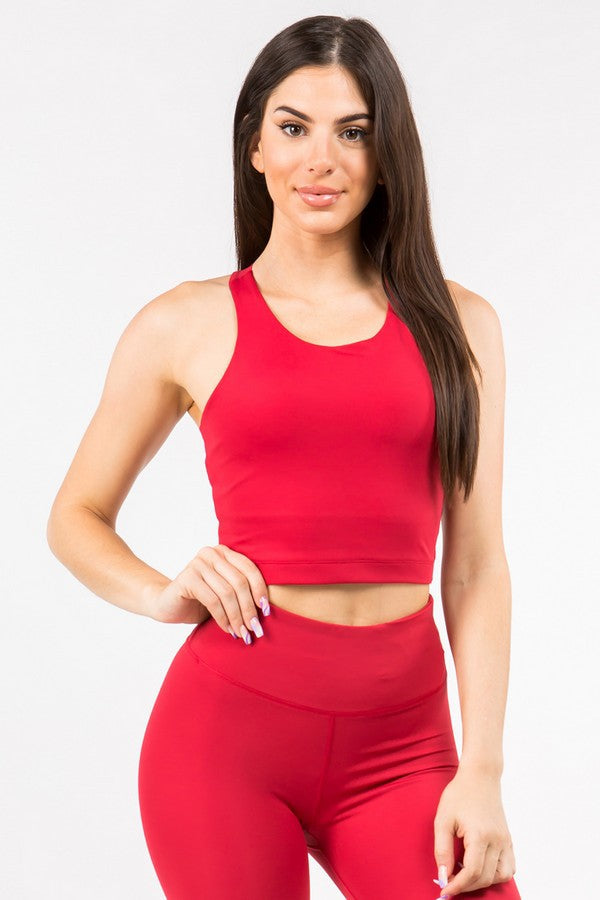 Yelete Strappy Back Sports Bra