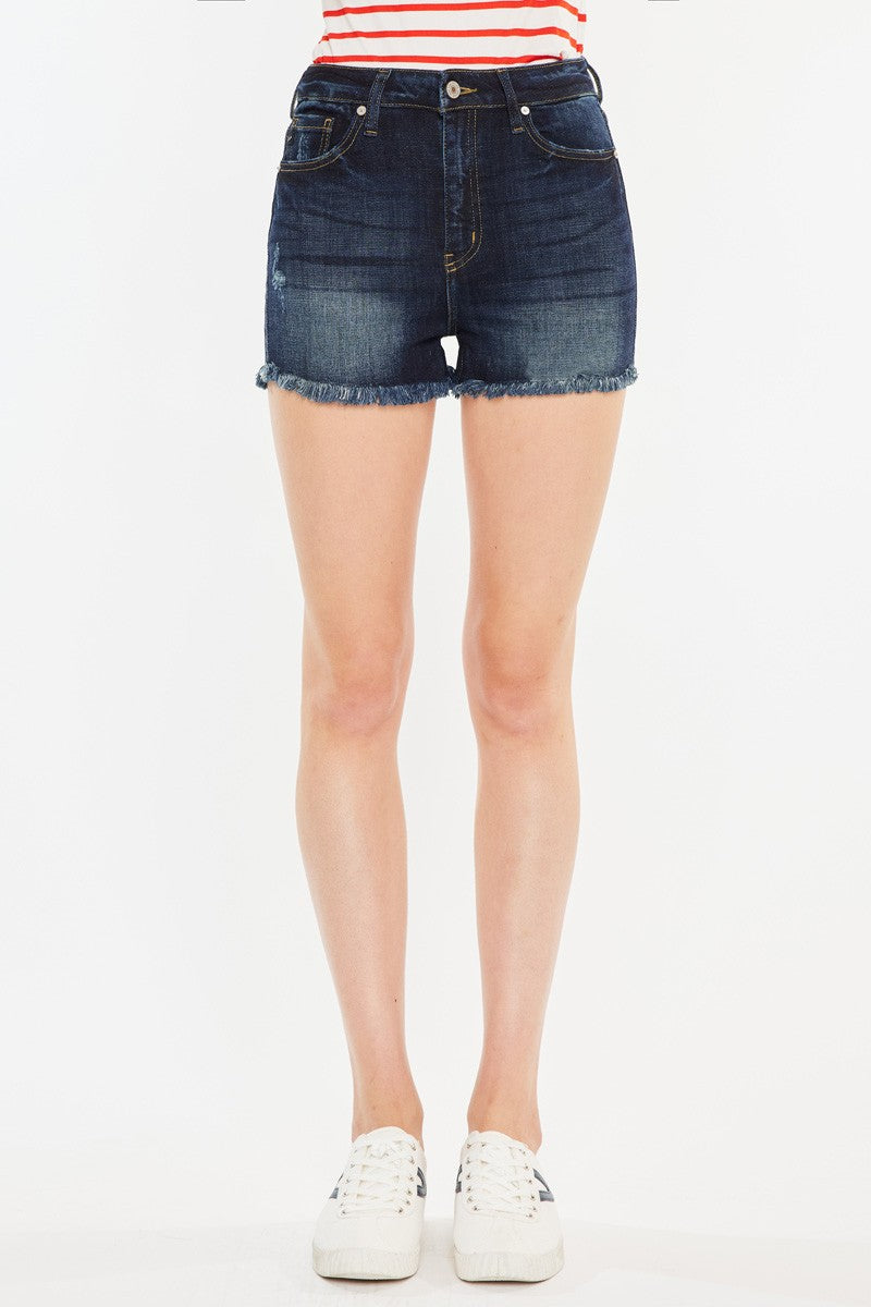 KanCan HR Dark Wash Shorts