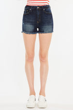 Load image into Gallery viewer, KanCan HR Dark Wash Shorts
