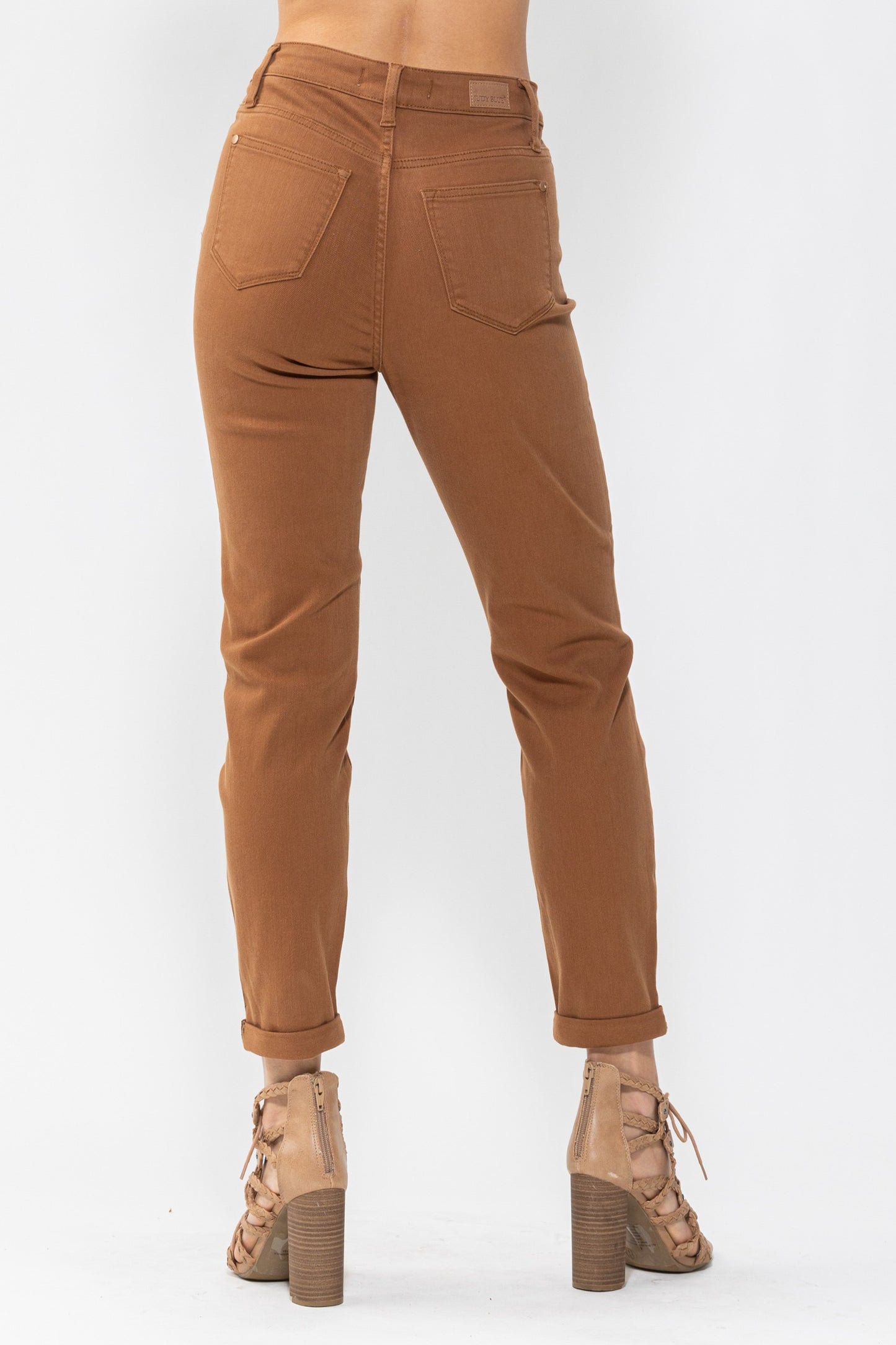 Judy Blue High Waist Brown Slim Fit Jeans