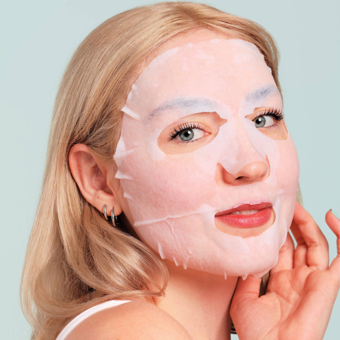 Candy Cane Sundae Christmas Holiday Brightening Facial Mask