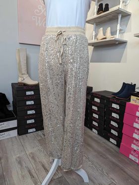 Glitz and Glam Sequin Joggers