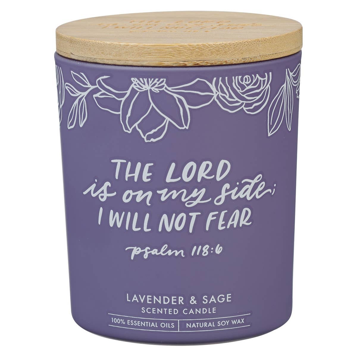 Faith Candle No Fear Ps. 118:6