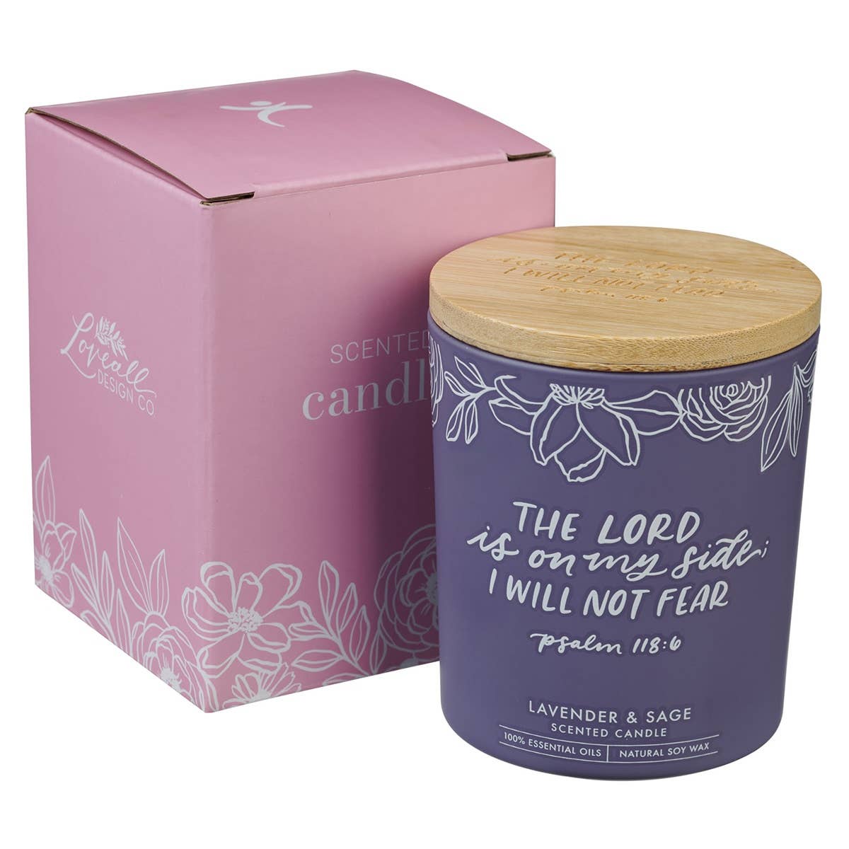 Faith Candle No Fear Ps. 118:6