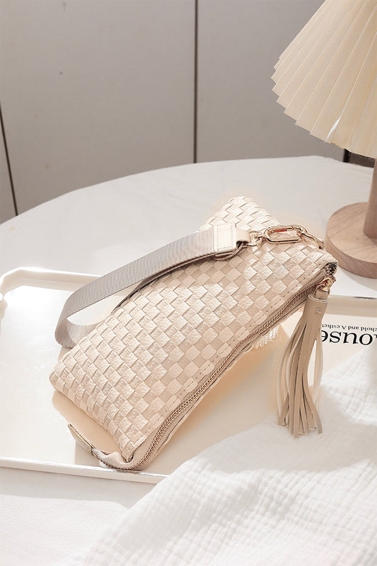 Woven Wristlet Clutch