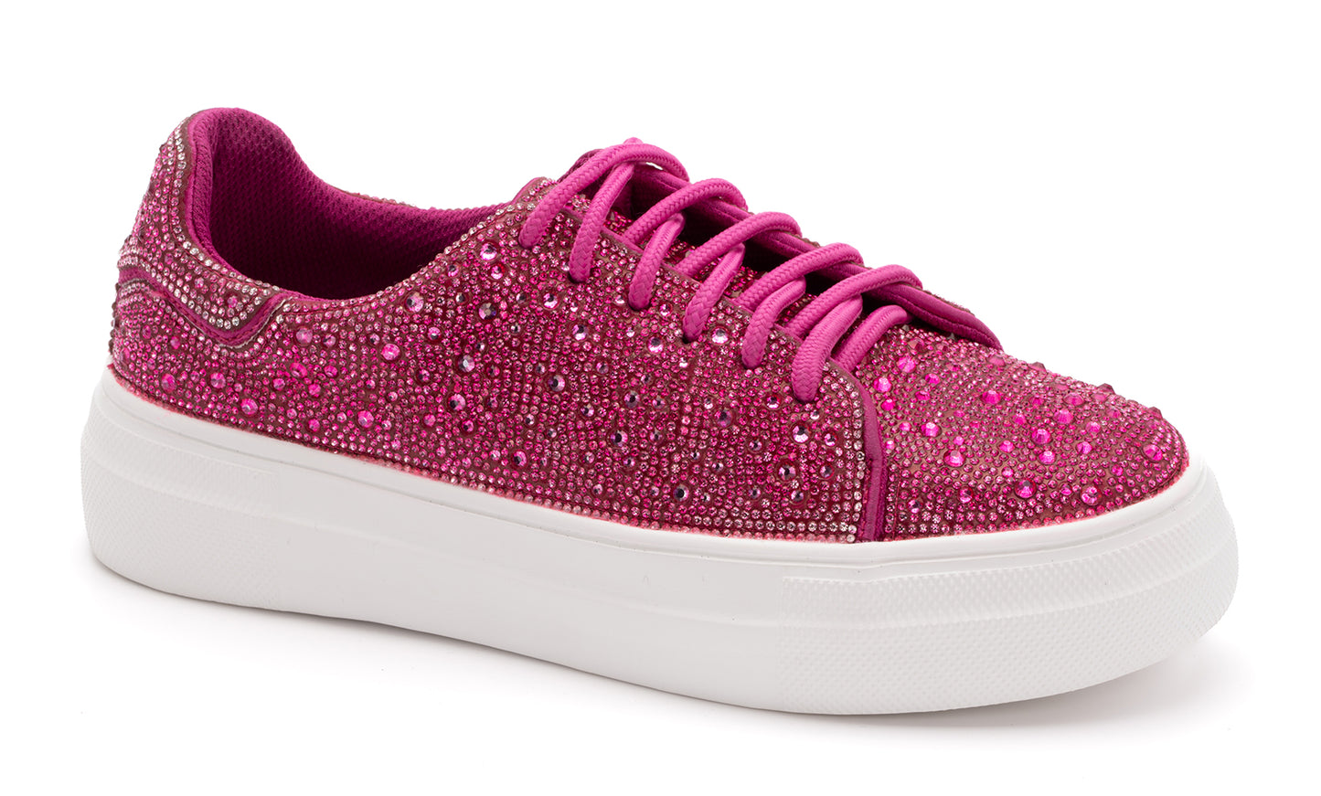Bedazzle Fuchsia Rhinestone Tennies