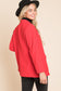 Power Move Blazer - Cherry Red
