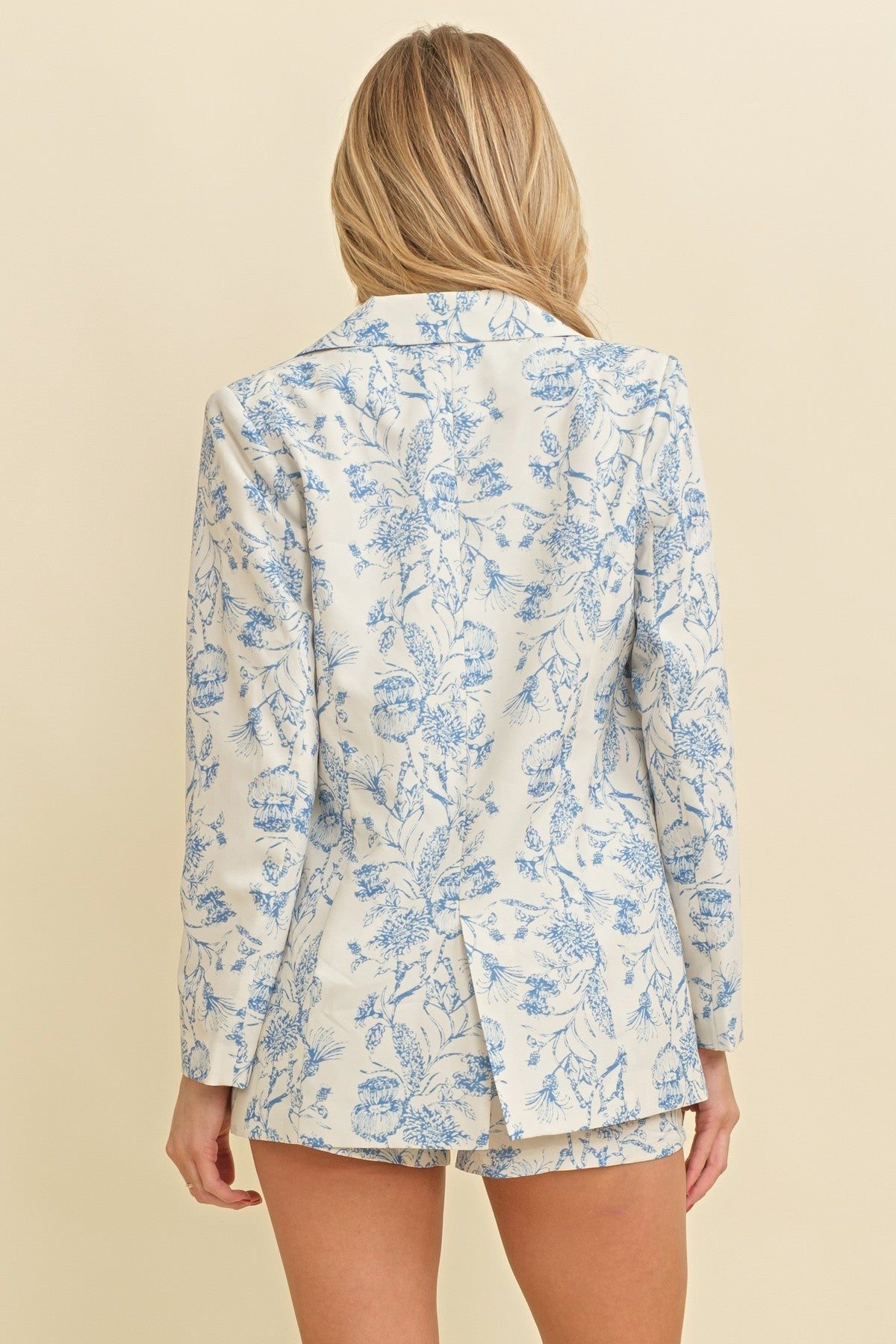 Toile Blooms Blazer