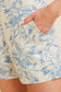 Toile Blooms Shorts
