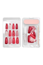 Load image into Gallery viewer, CALA Glam Couture Candy Cane Press on Nails
