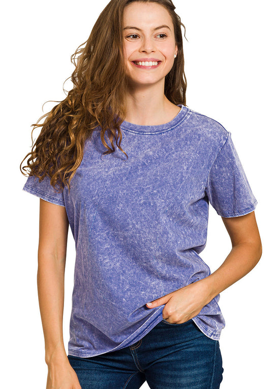 Easy Street Vintage Tee Blueberry