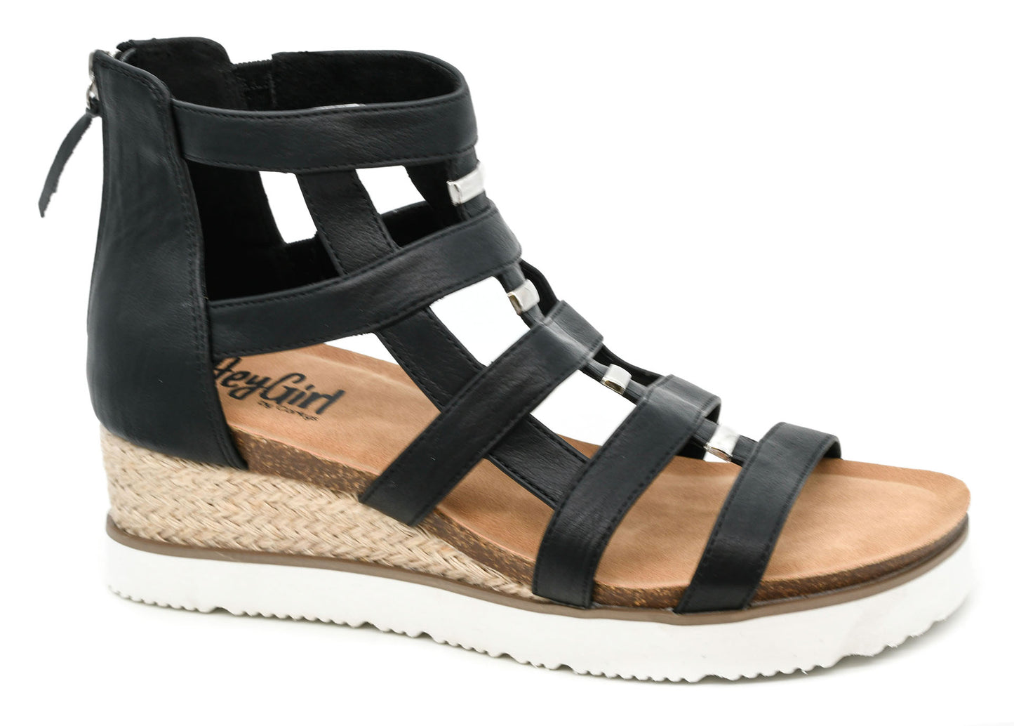 Caged Animal Corkys Sandal - Black