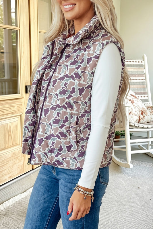 Duck Camo Puffer Vest