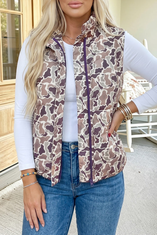 Duck Camo Puffer Vest