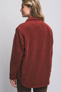Burgundy Corduroy Reversible Shackett