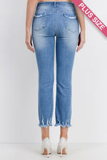 Load image into Gallery viewer, Tricot Cropped Jeans
