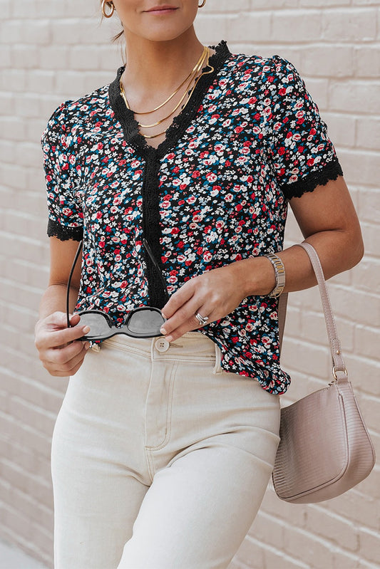Ditsy Floral Blouse