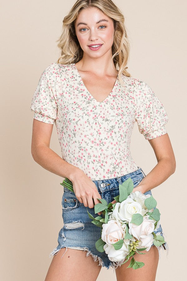 Romeo + Juliet Forever Floral Bodysuit