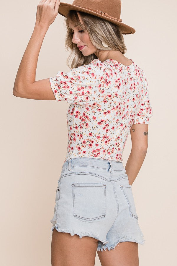 Sunset Petals Bodysuit