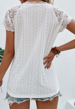 Load image into Gallery viewer, Lacey Eyelet Tee
