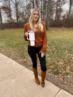 Load image into Gallery viewer, Hannah Stretch Suede Boots - Chestnut
