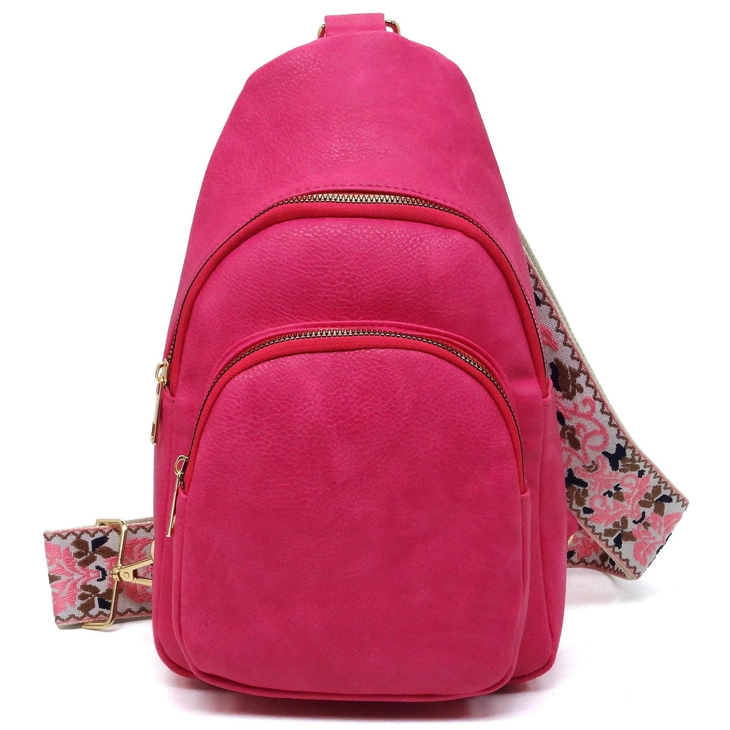Melody Vibe Sling Backpack Hot Pink