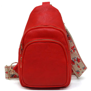 Melody Vibe Sling Backpack Fiery Red