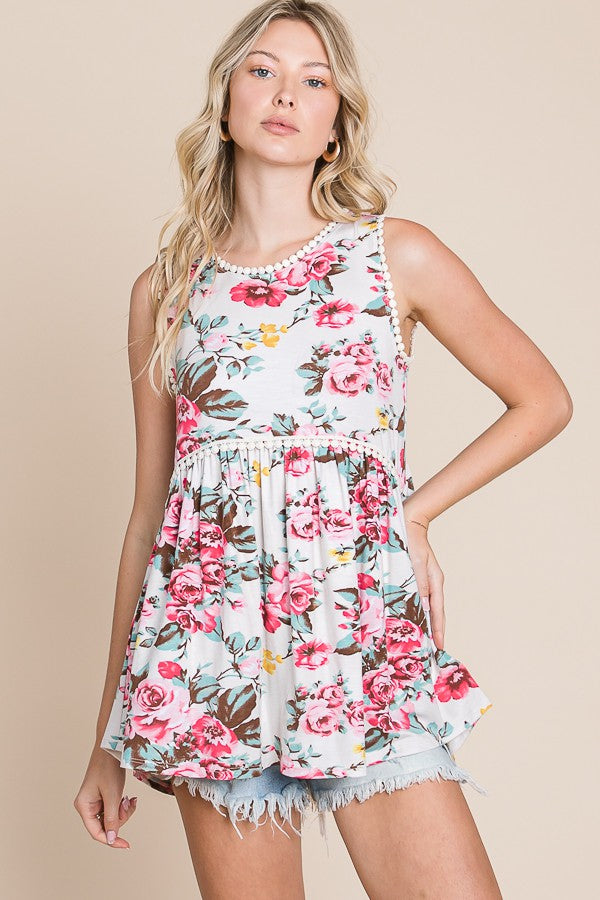 Blooming Pom-Pom Top