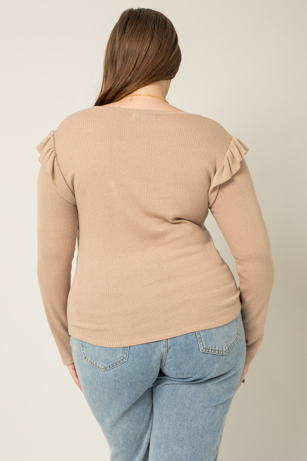 Love Is In The Details Ruffle Top