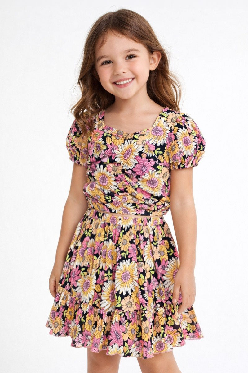 Little Girl's Bloom & Twirl Set