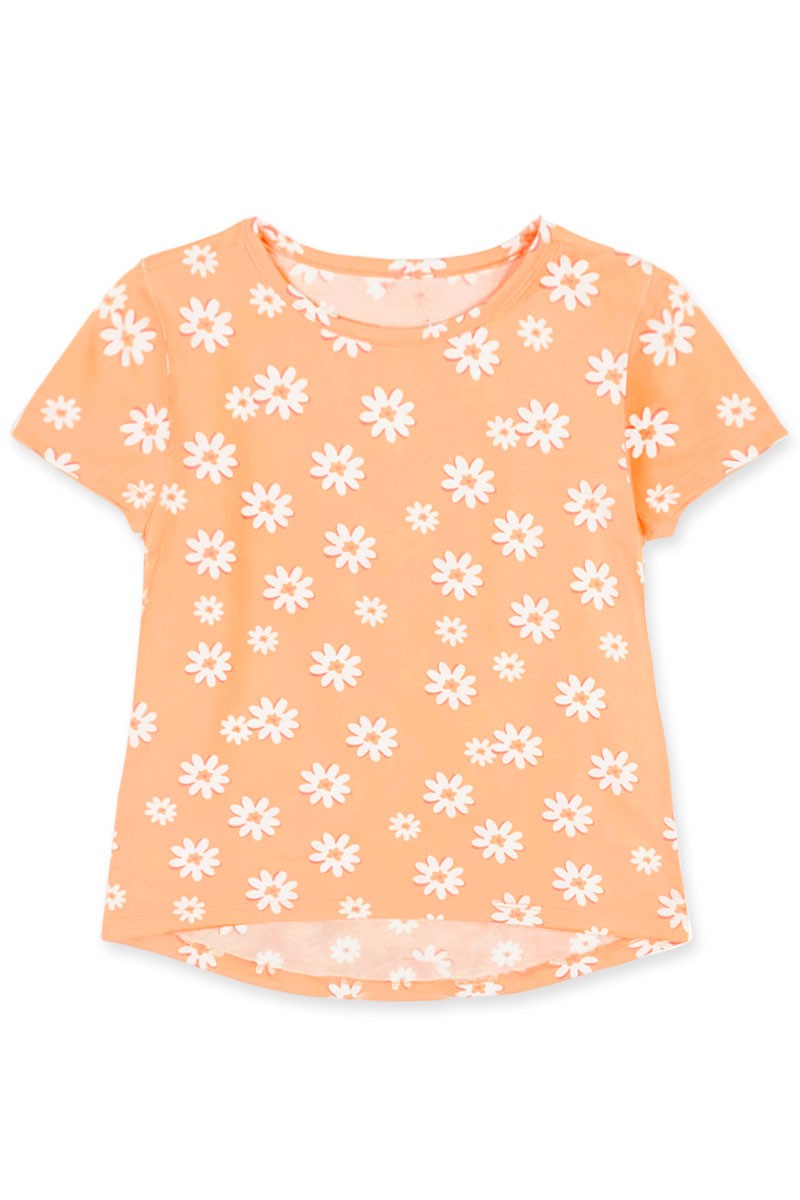 Girl's Fashion Tee Twin Pack Orange