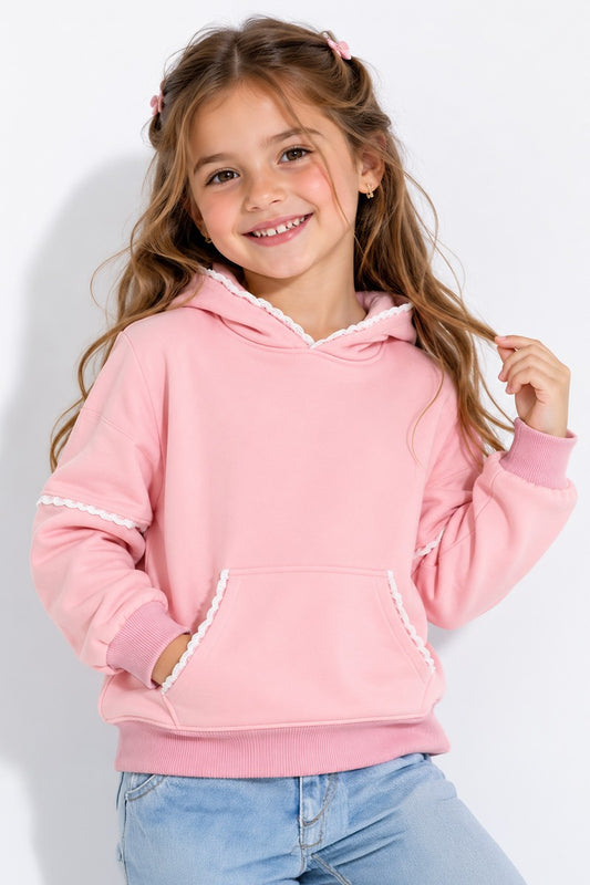 Girl's Sweet as Sugar Hoodie Pink