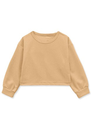 Girl's Caramel Cutie Pullover