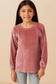 Girl's Sweet Rose Ruffle Top