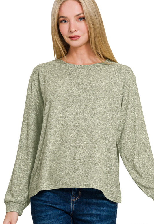 Everyday Ease Melange Long Sleeve