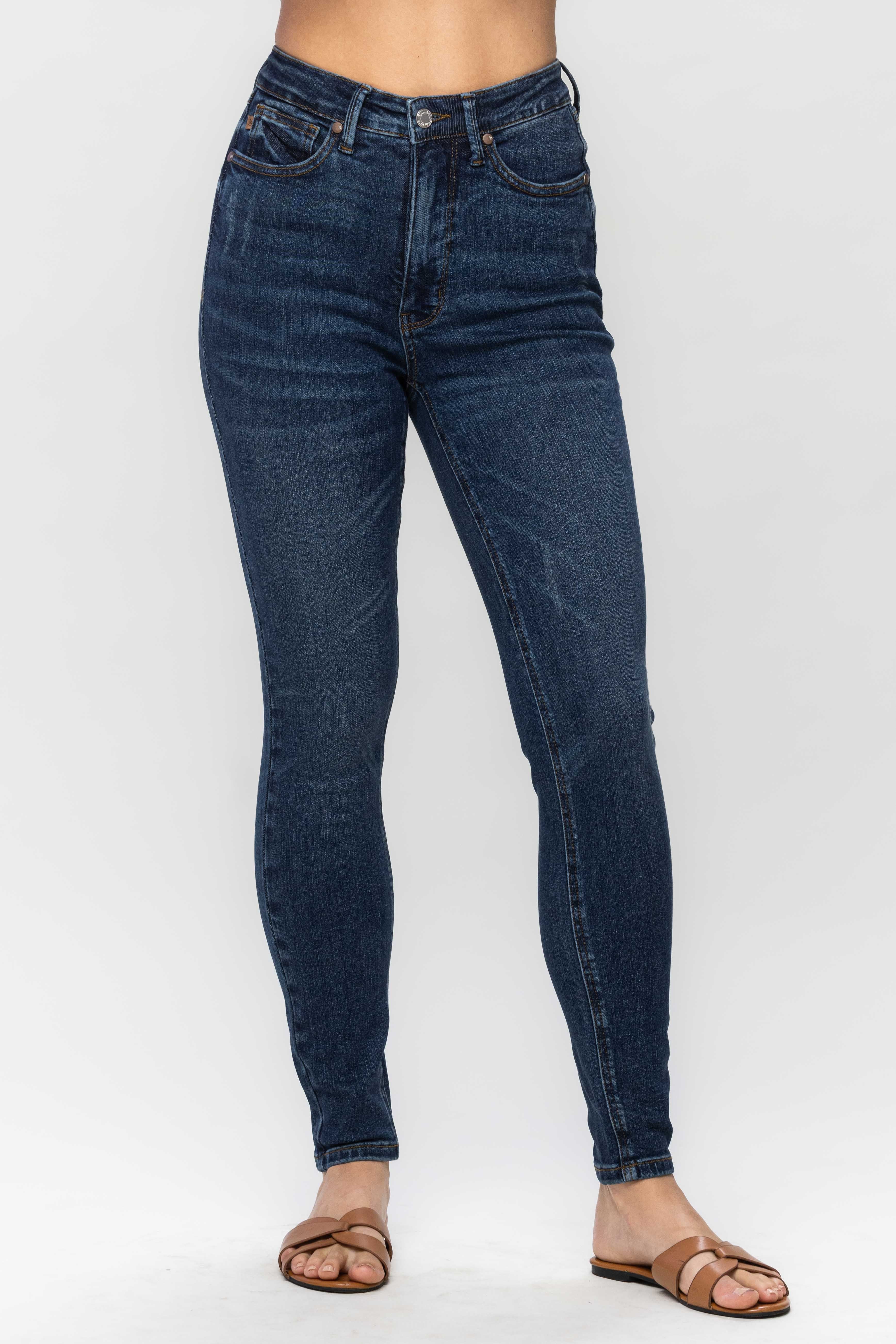 Judy Blue HW Tummy Control Skinnies - Plus