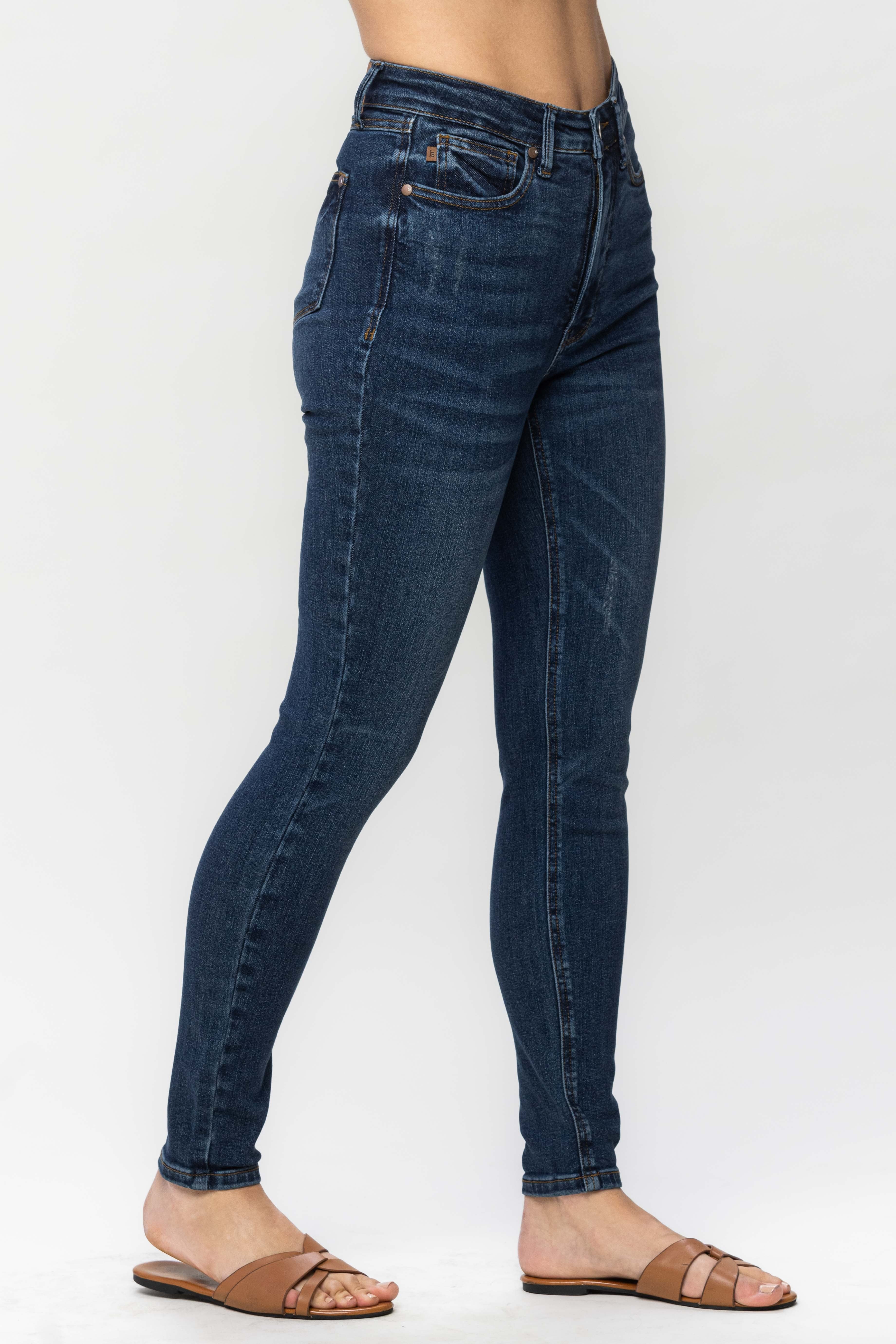 Judy Blue HW Tummy Control Skinnies - Plus