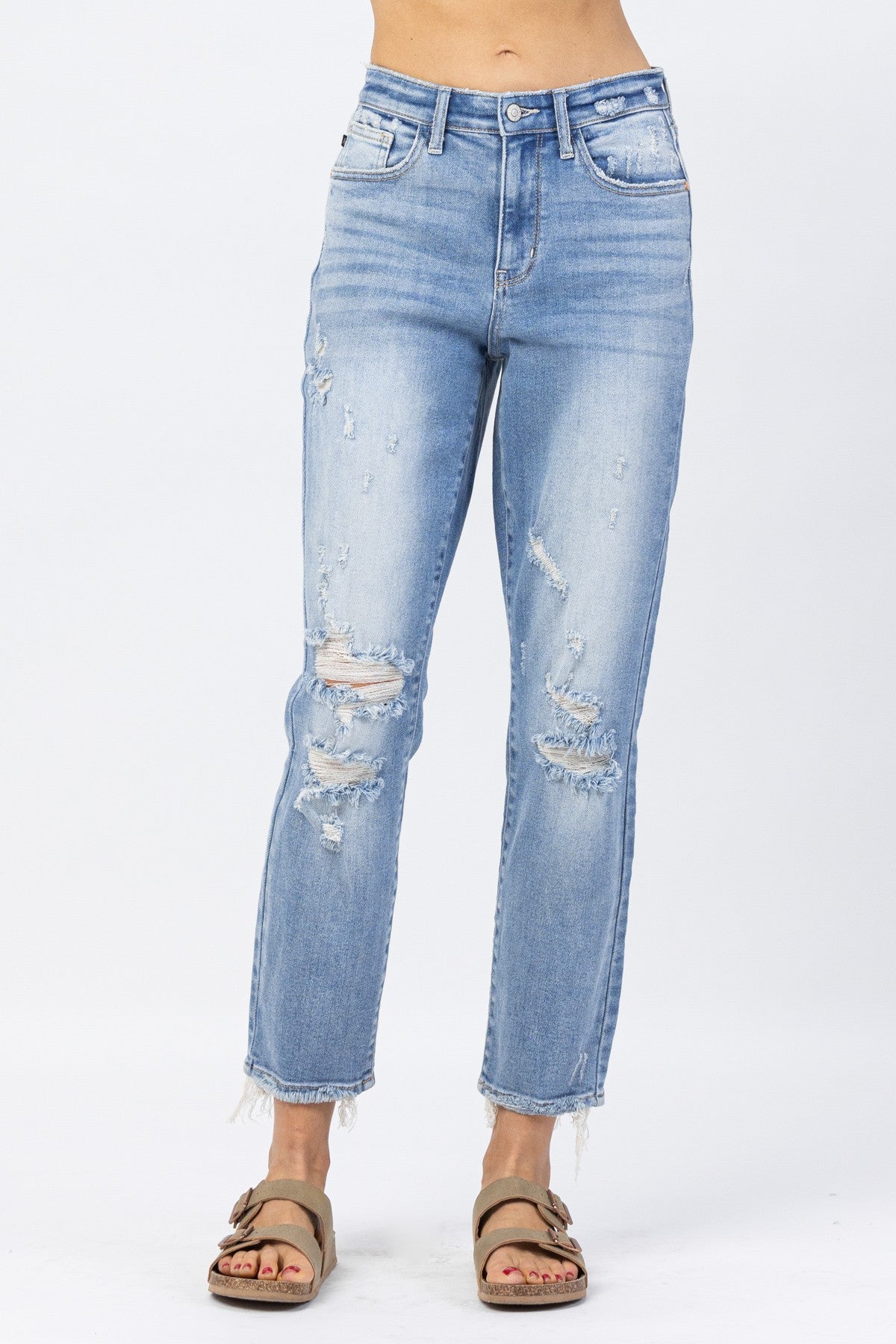 Judy Blue Slim Straight Jean Plus