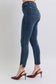 Judy Blue High-Waist Tummy Control Step Hem Skinnies