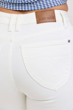 Load image into Gallery viewer, Judy Blue Ivory Icon Tummy Control Flares
