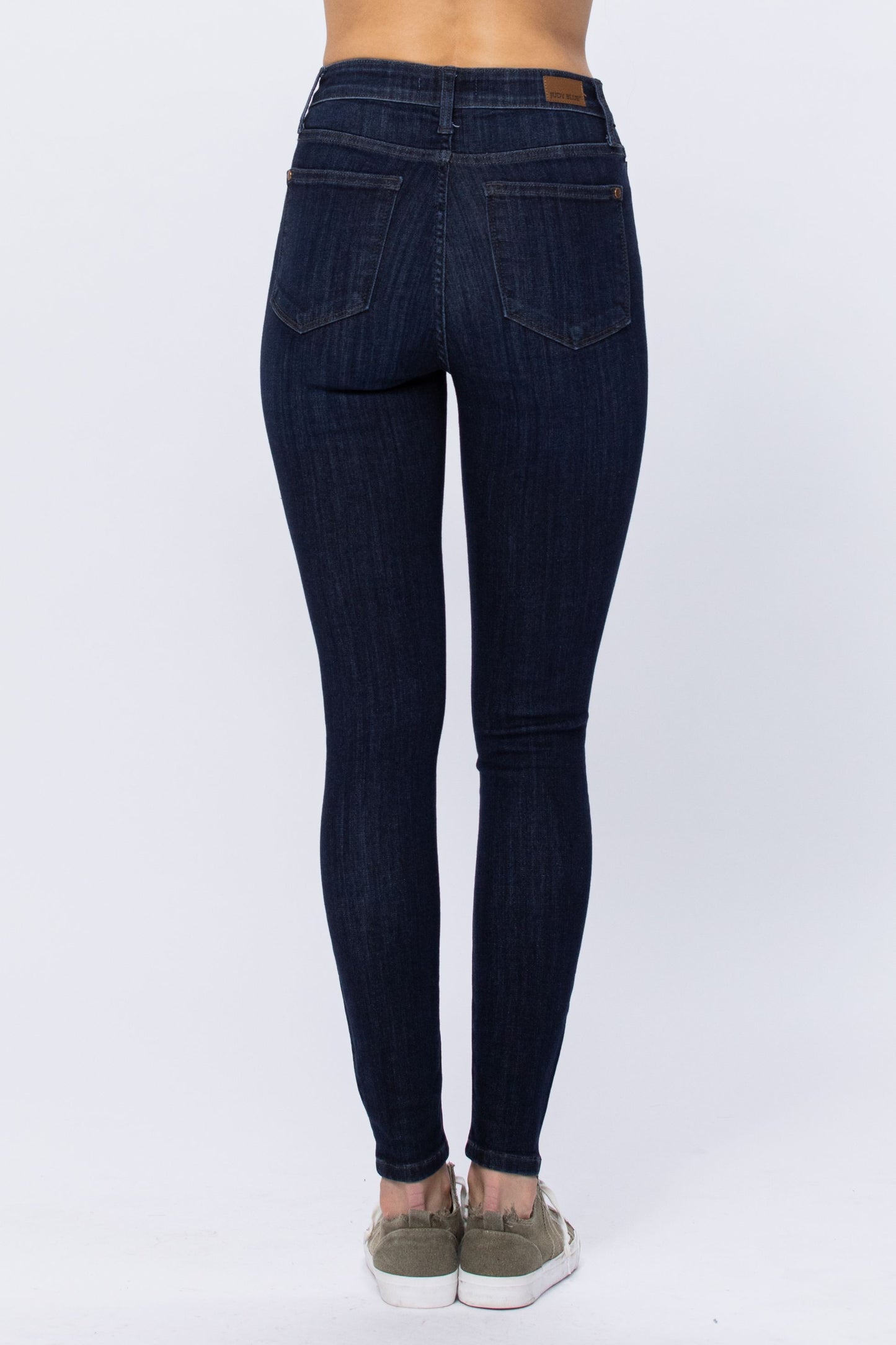 Judy Blue High-Waist Handsand Resin Skinnies
