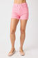 Pretty In Pink High Waist Tummy Control Judy Blue Shorts